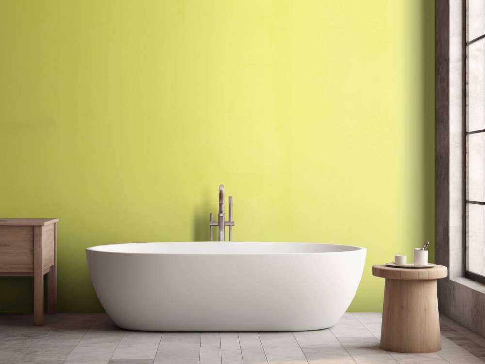 Béton jaune citron vert