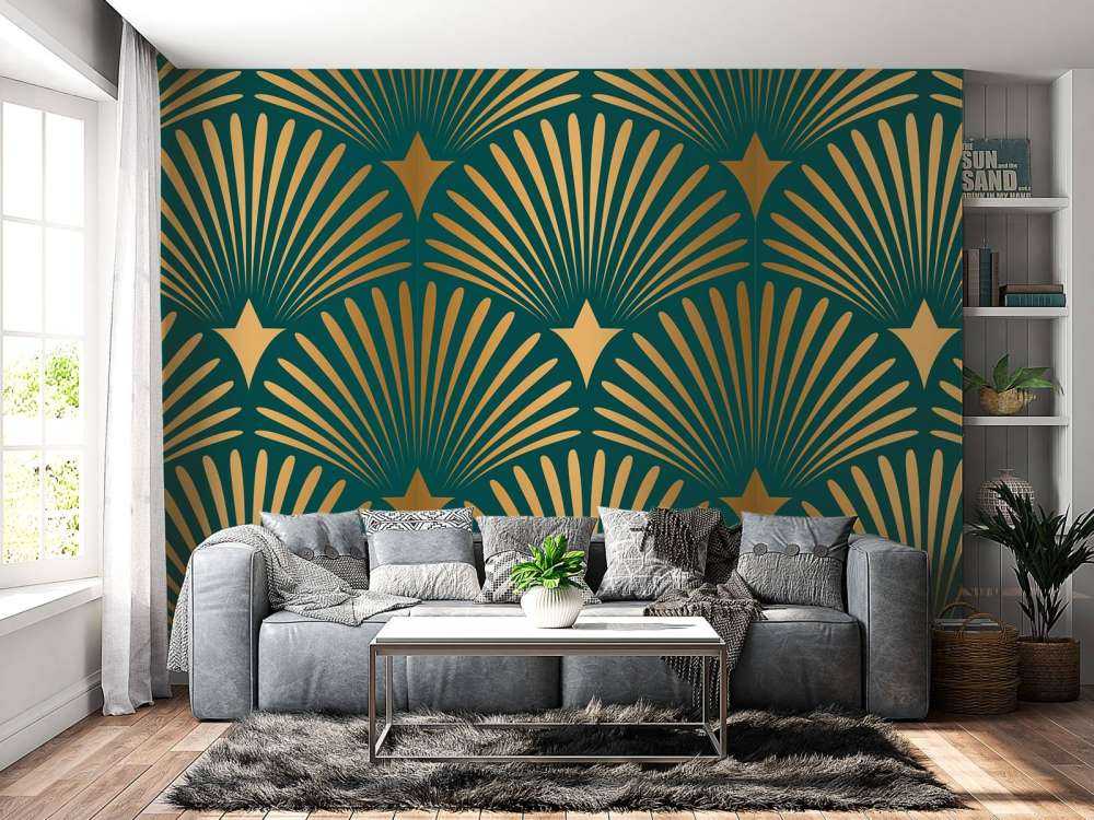 Motif de palmettes