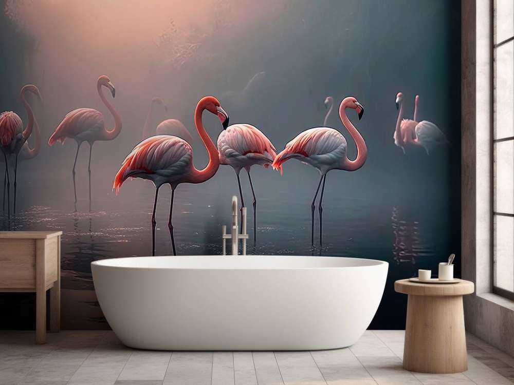 Aube Brumeuse des Flamants