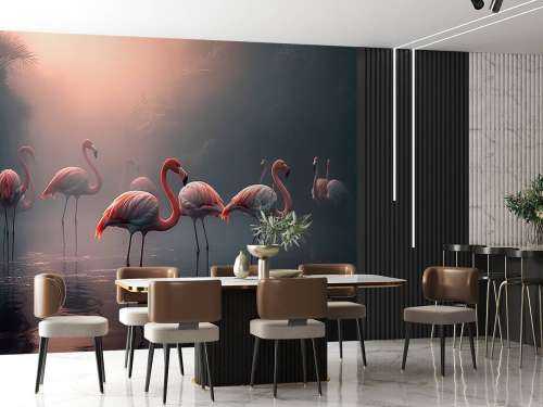 Aube Brumeuse des Flamants