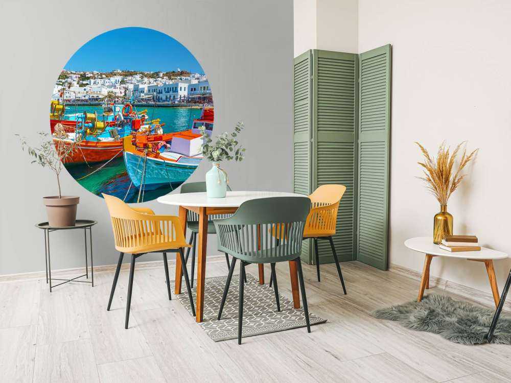 Bateaux de couleur