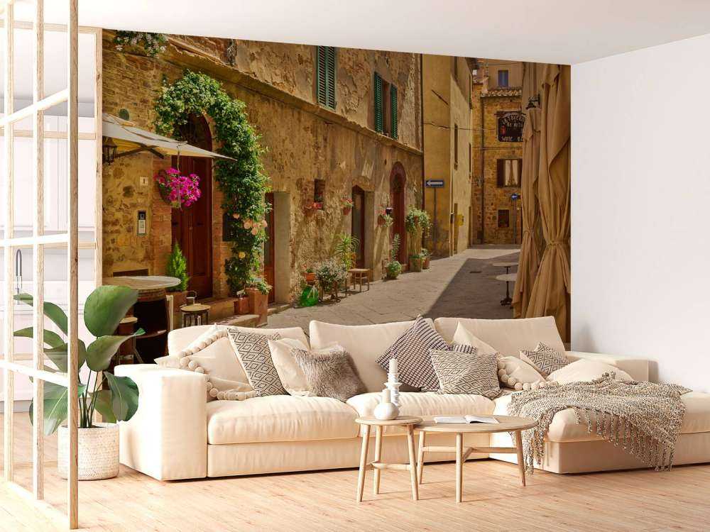 Terrasses dans une rue ancienne