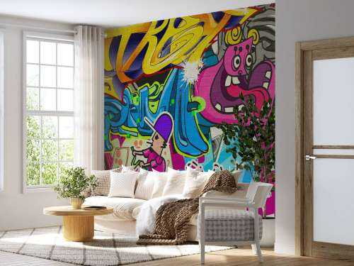 Des graffitis durs