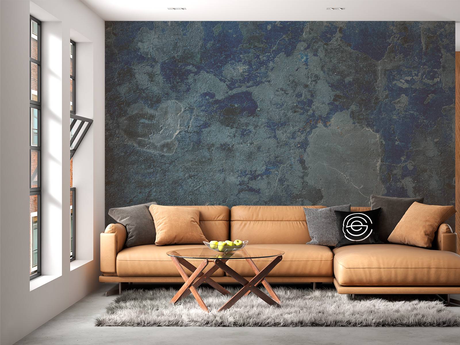 Béton bleu