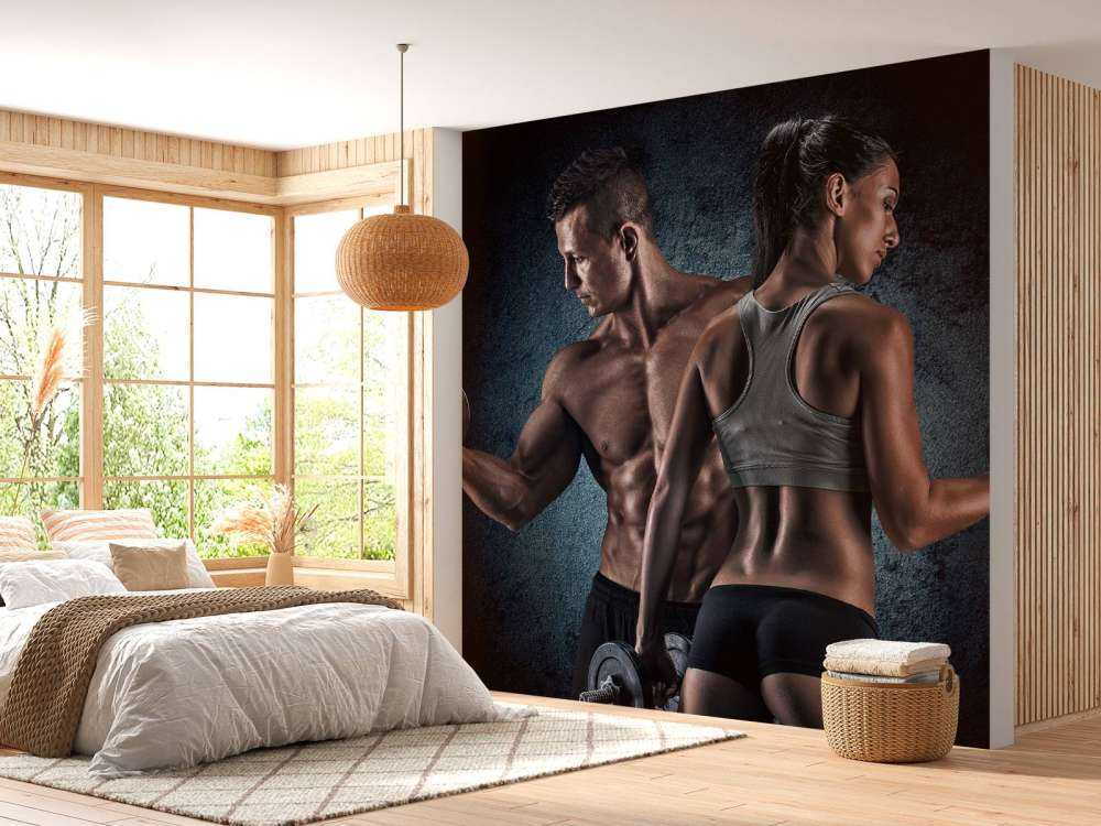 Couple athlétique