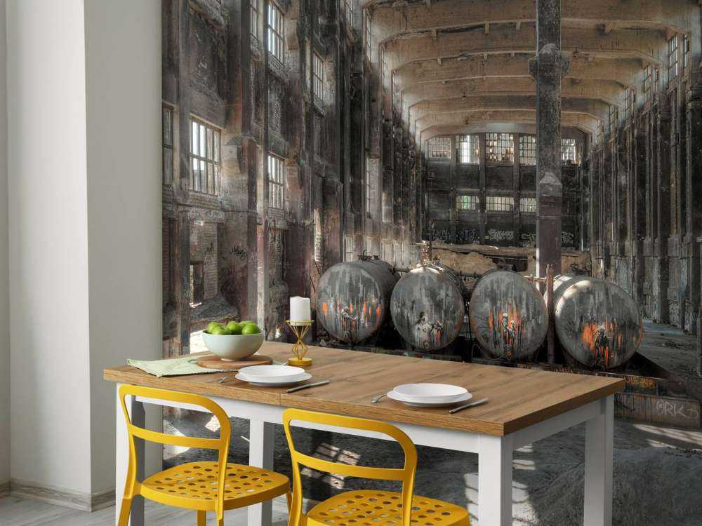 Usine de décors en film