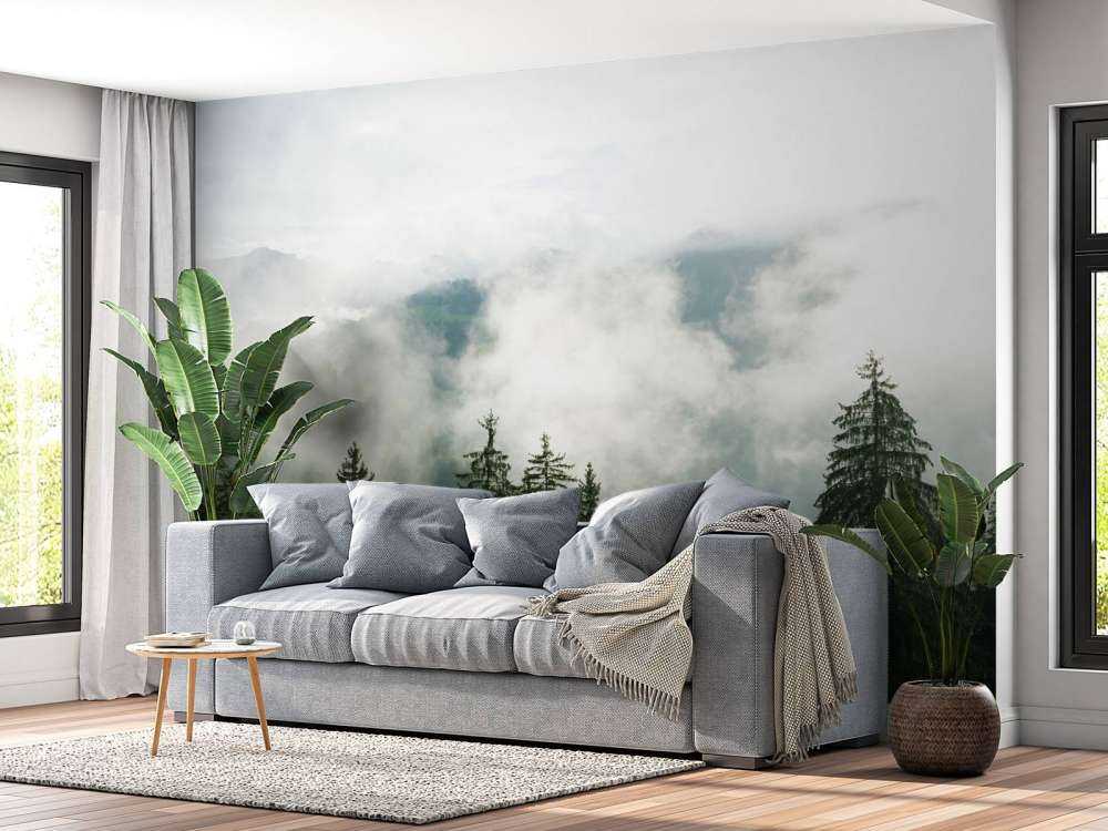 Le soleil à travers les nuages