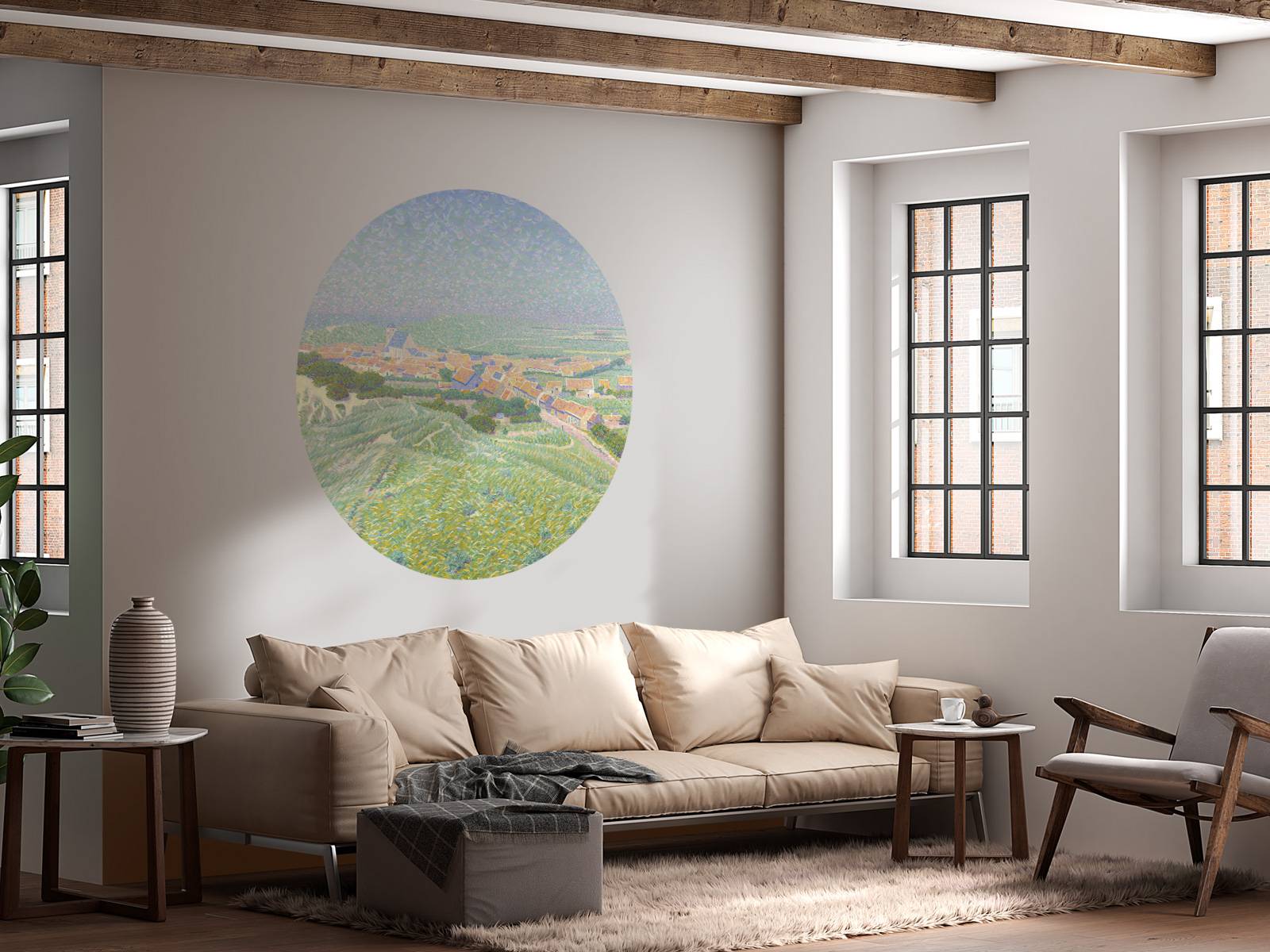 Vue du village de Zoutelande
