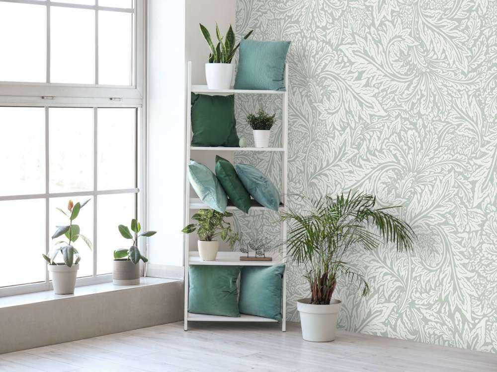 Morris Florals & Leaves - vert sauge