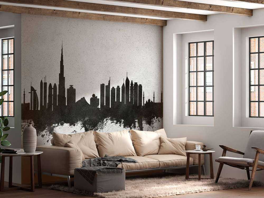 Aquarelle skyline, Dubaï