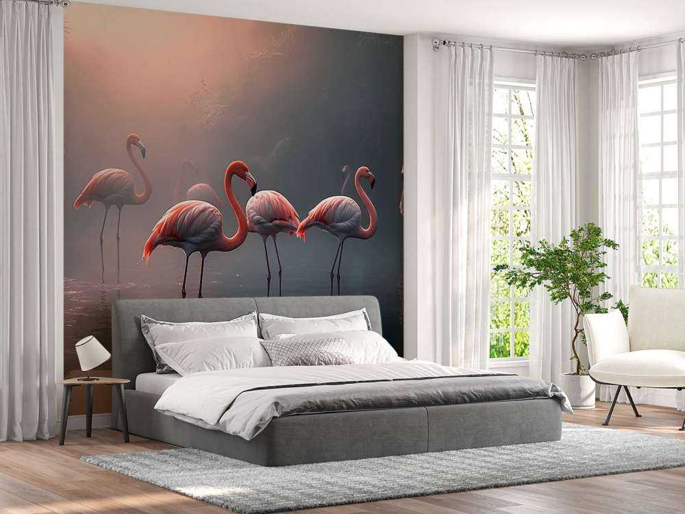 Aube Brumeuse des Flamants