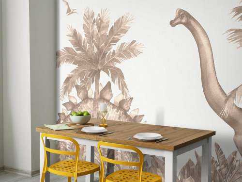Dinosaures en taupe