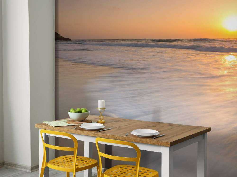 Coucher de soleil à la plage