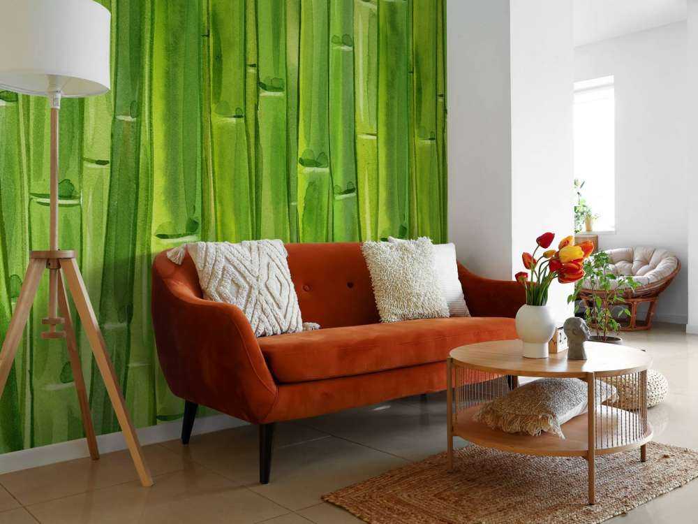 Aquarelle bambou
