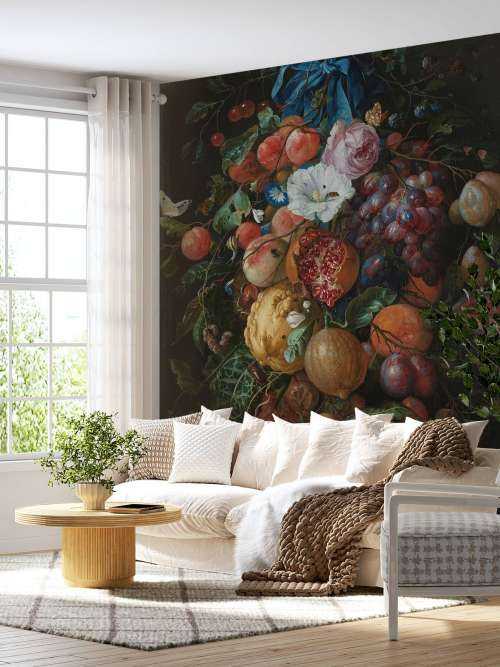 Festin de fruits et de fleurs