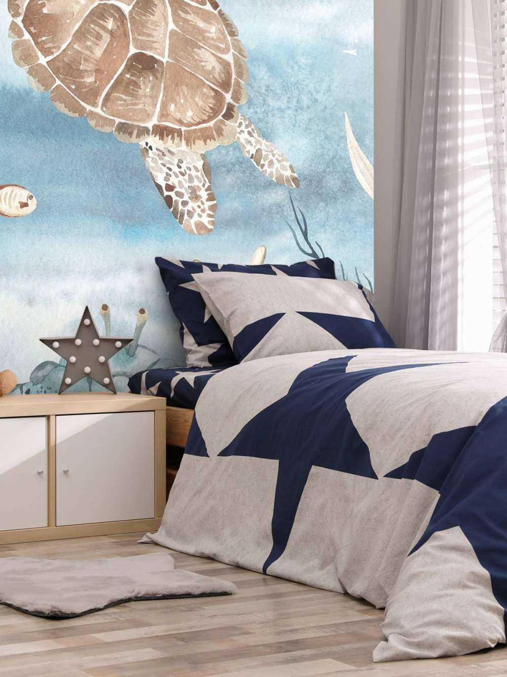 Tortue de mer aquarelle