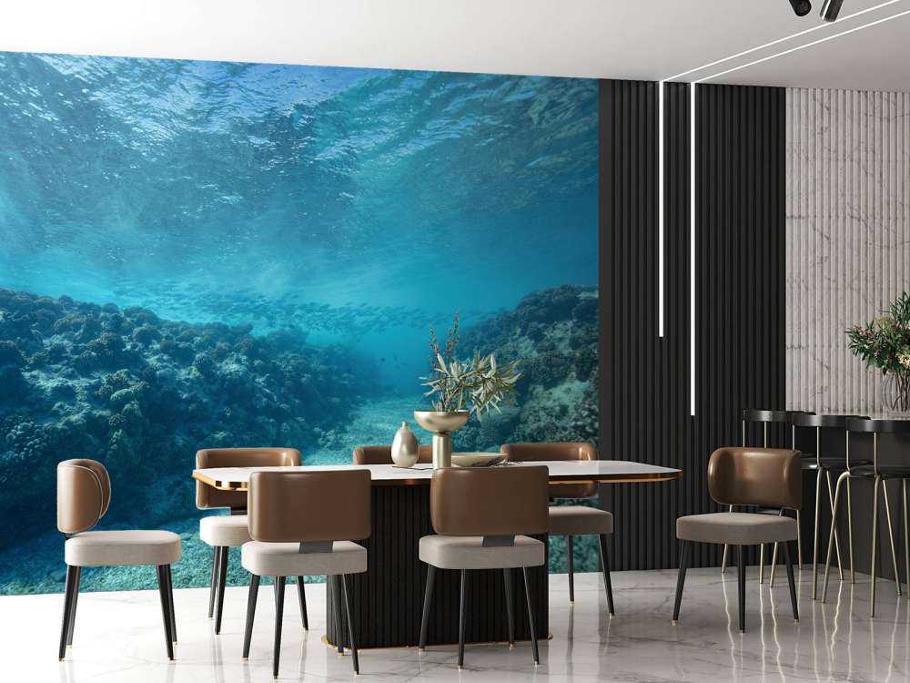 Monde sous-marin avec corail