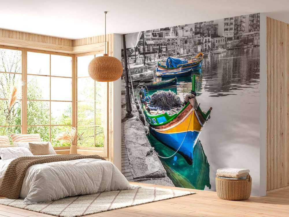 Barques colorées à Malte