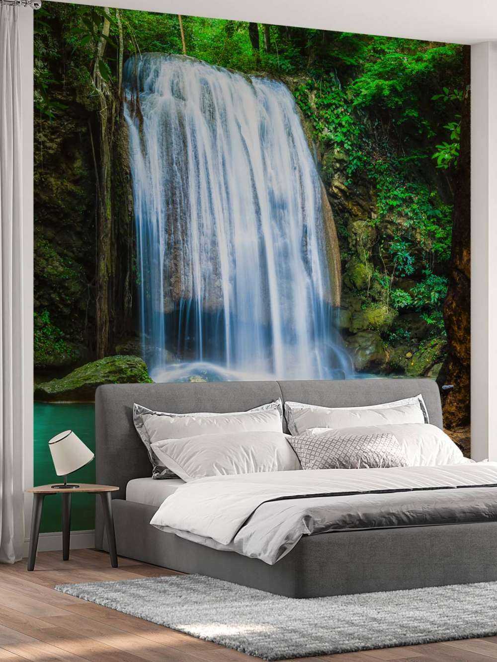 Chute d'eau bleue