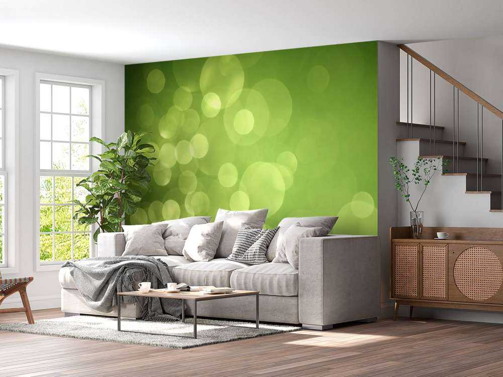 Cercle vert abstrait