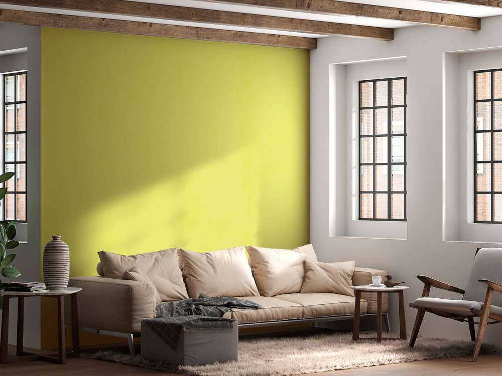 Béton jaune citron vert