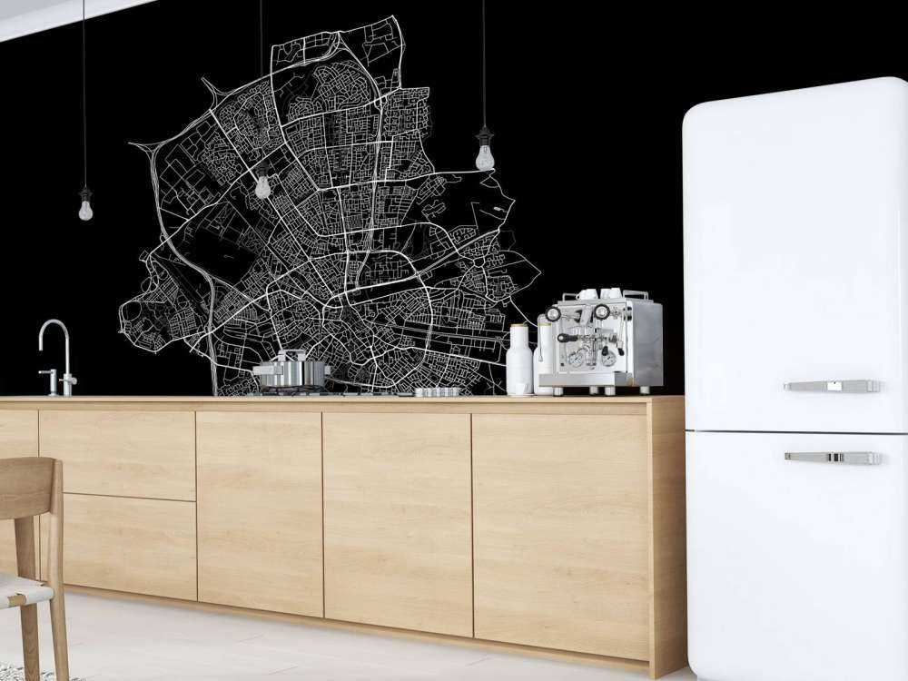 Carte d'Eindhoven, noir