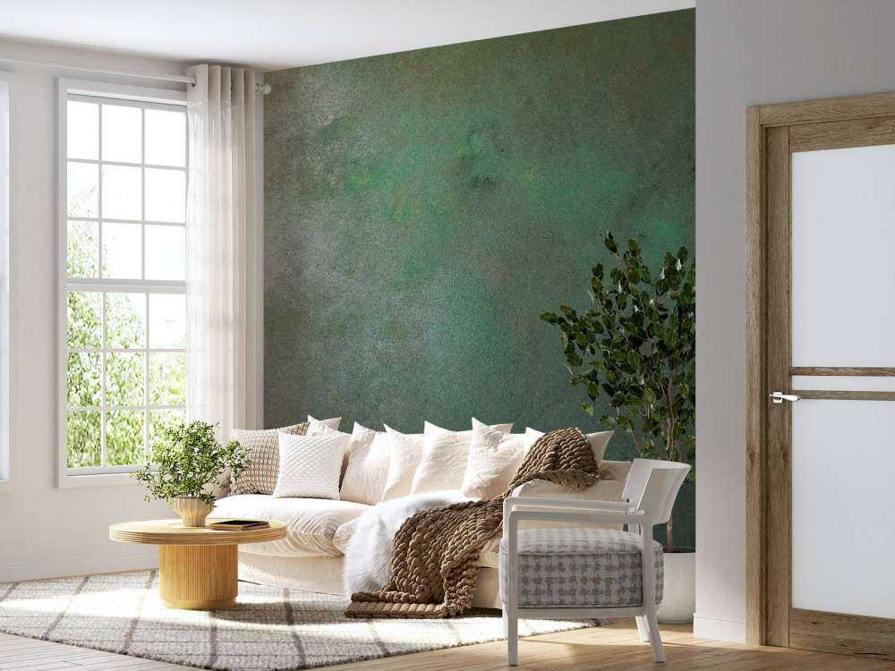 Acier teinté vert