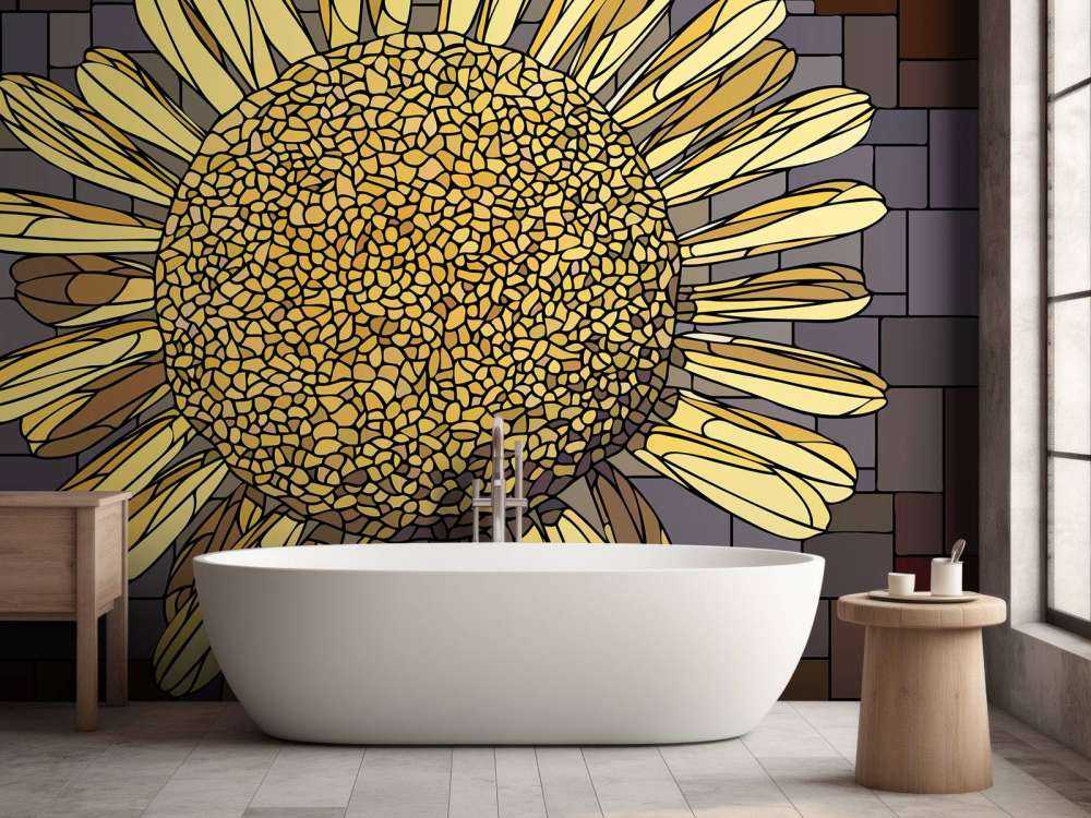 Fleur de camomille jaune