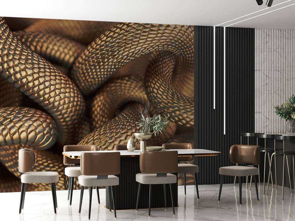 Serpents en bronze