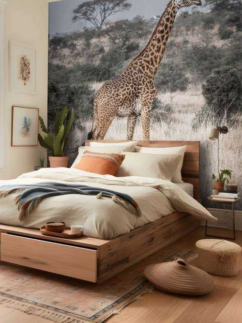 Portrait de girafe