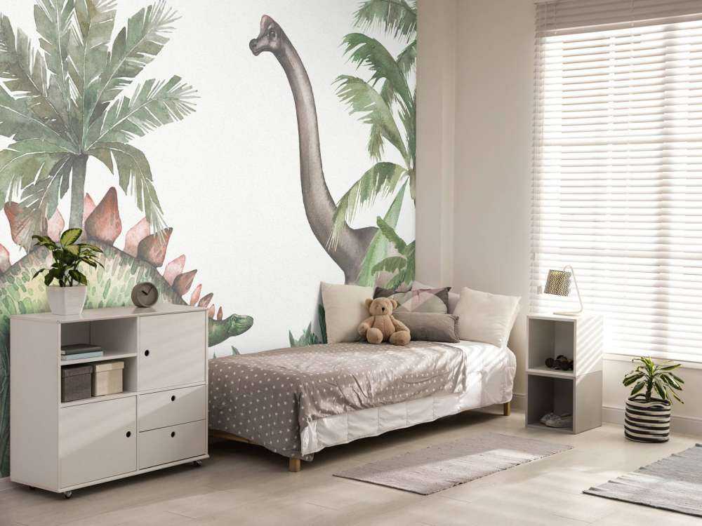 Dinosaures dans la jungle
