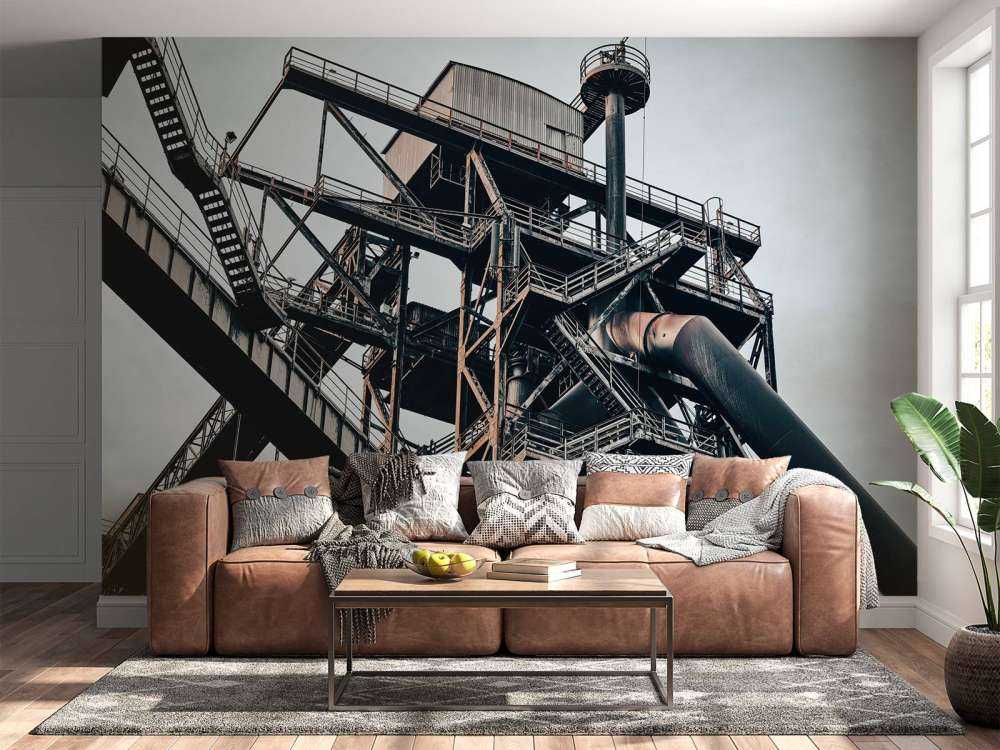 Usine sidérurgique désaffectée