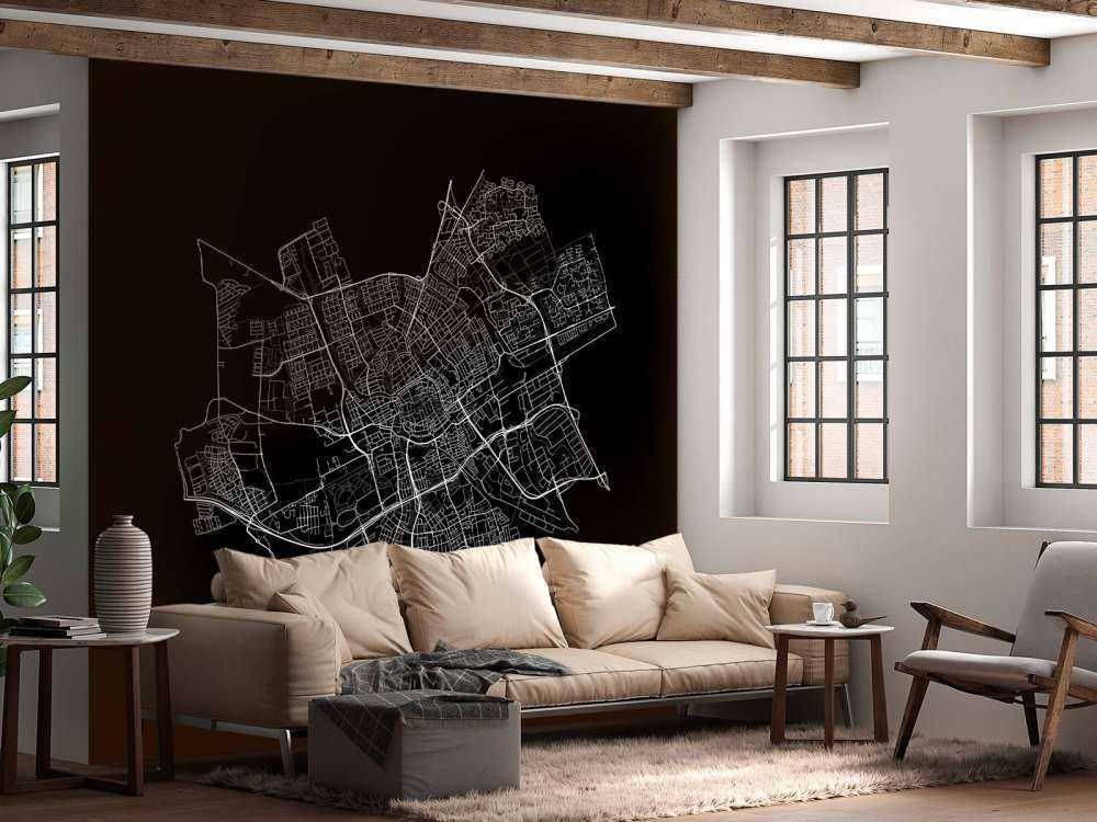 Carte de Groningen, noir