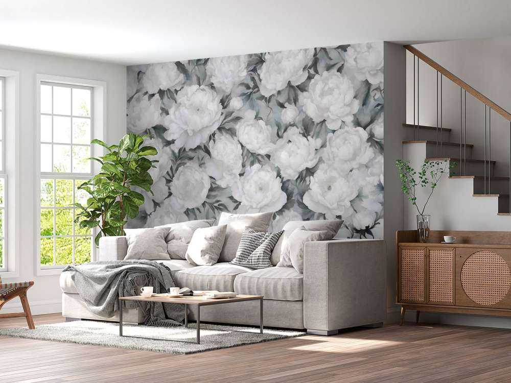 Mur Bleu de Pivoine
