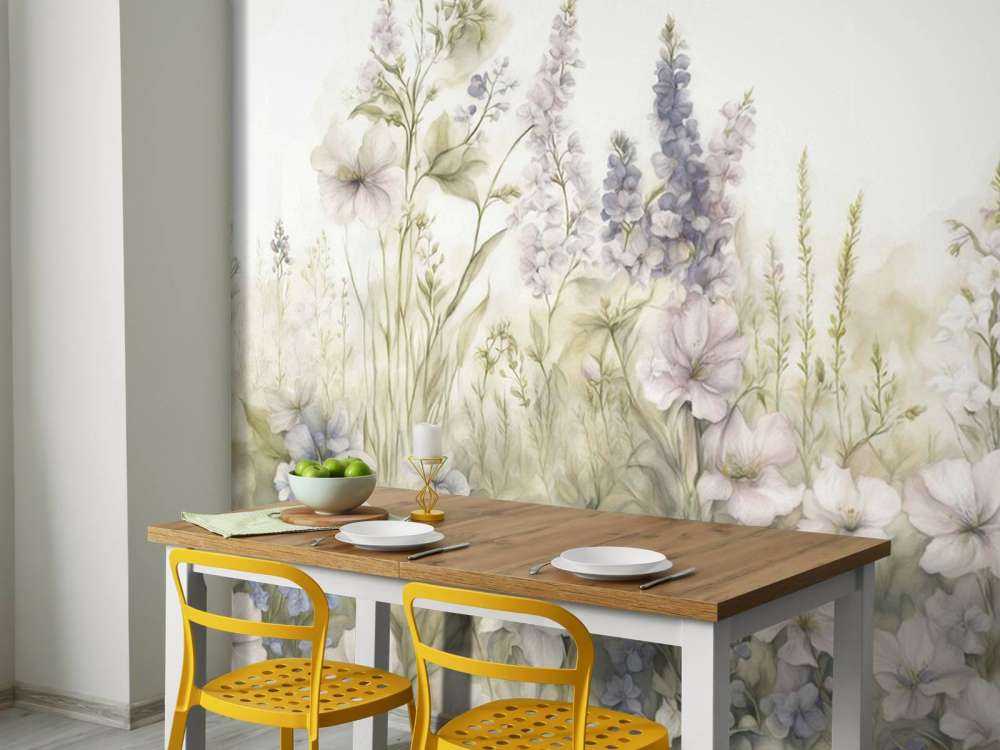 Jardin anglais tendre - jaune
