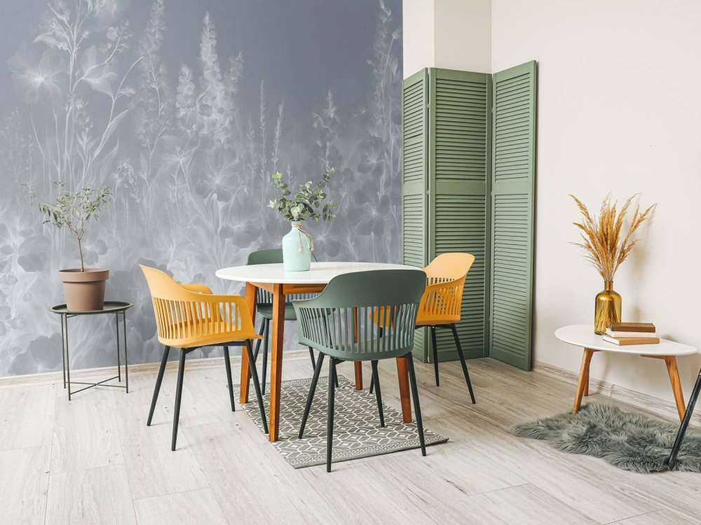 Jardin anglais tendre - gris