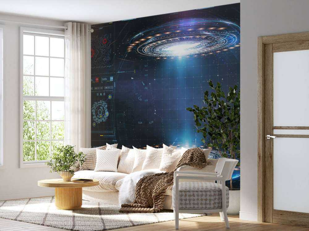 Tableau de bord futuriste