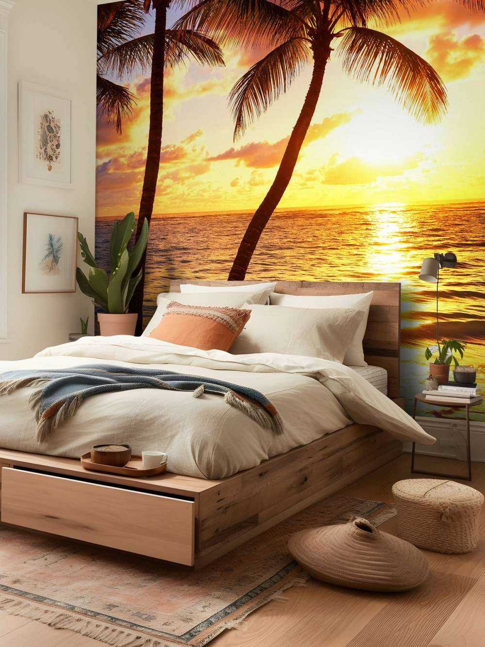 Plage colorée