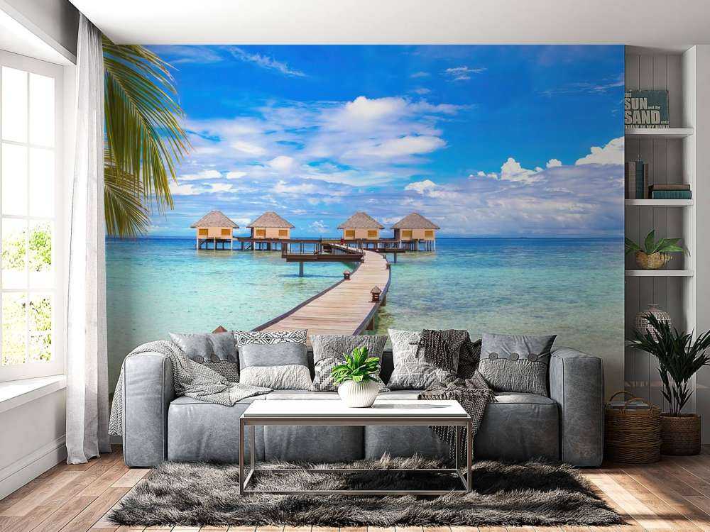 Villas aquatiques aux Maldives
