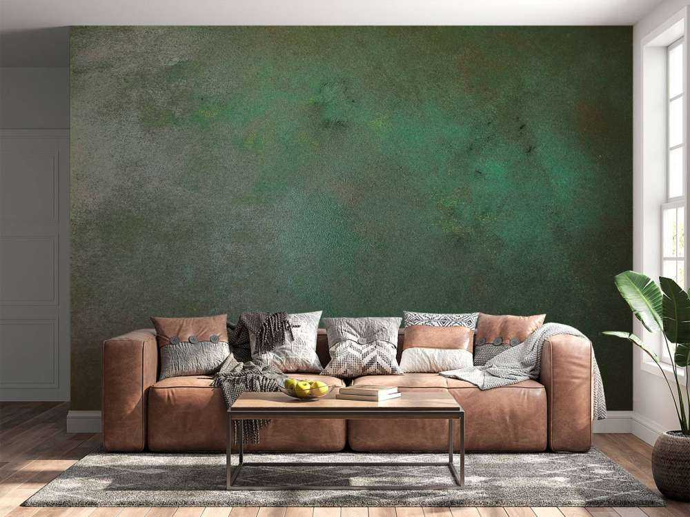 Acier teinté vert