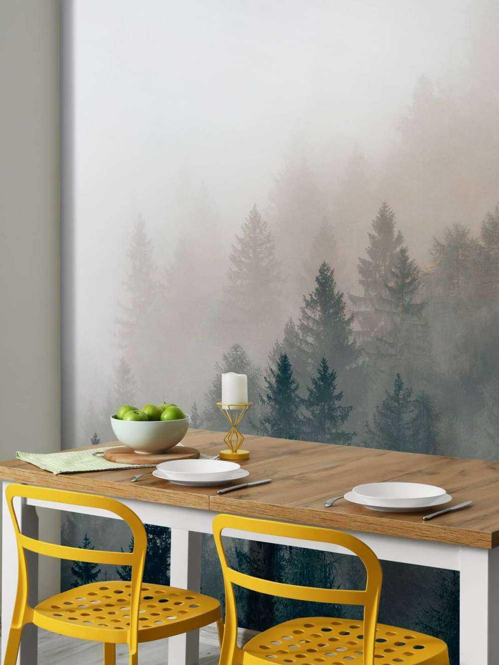Cortina d'Ampezzo pendant le brouillard