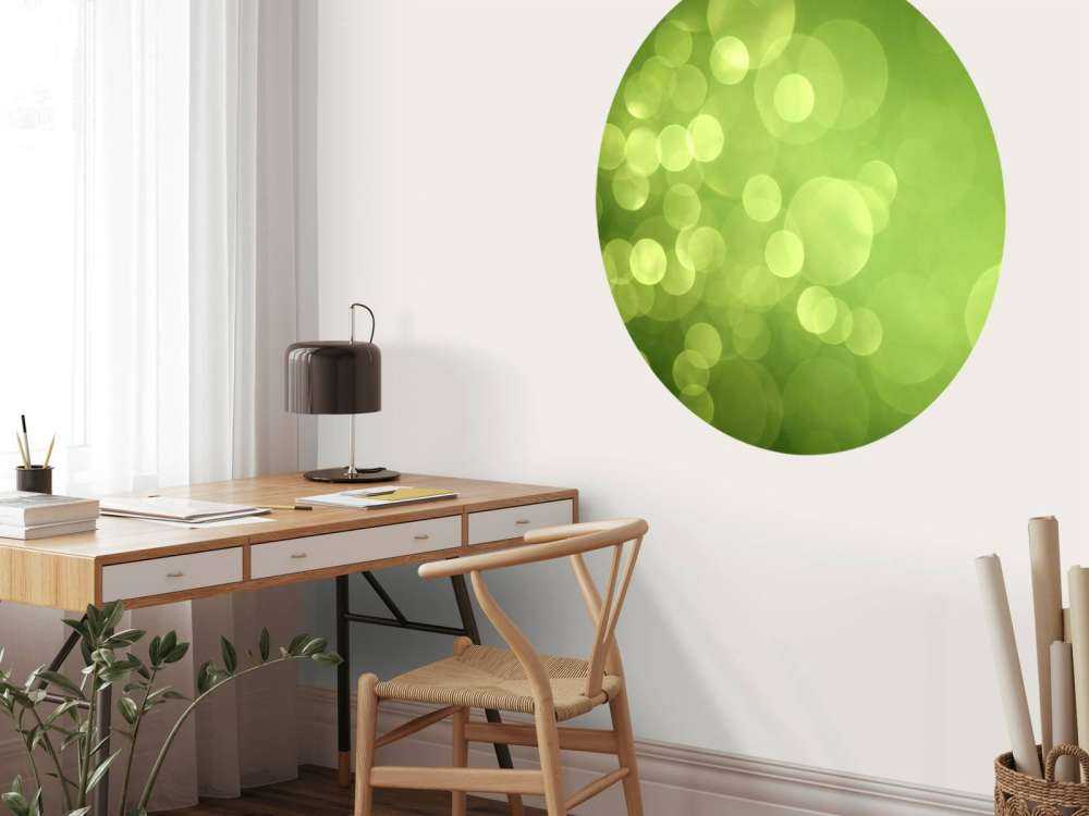 Cercle vert abstrait