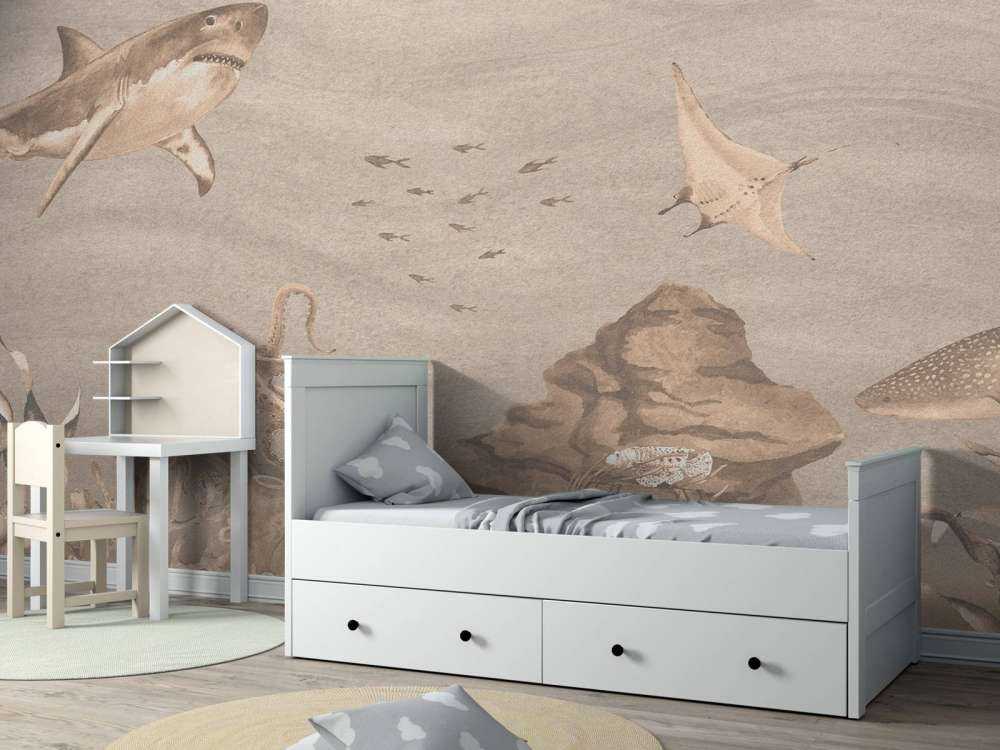 Le monde sous-marin avec les requins