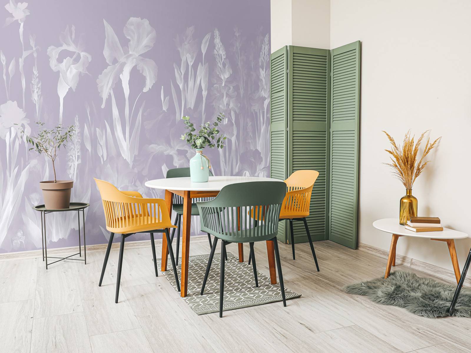 Joyeux printemps violet sombre