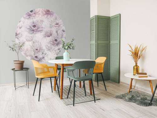 Mur romantique rose