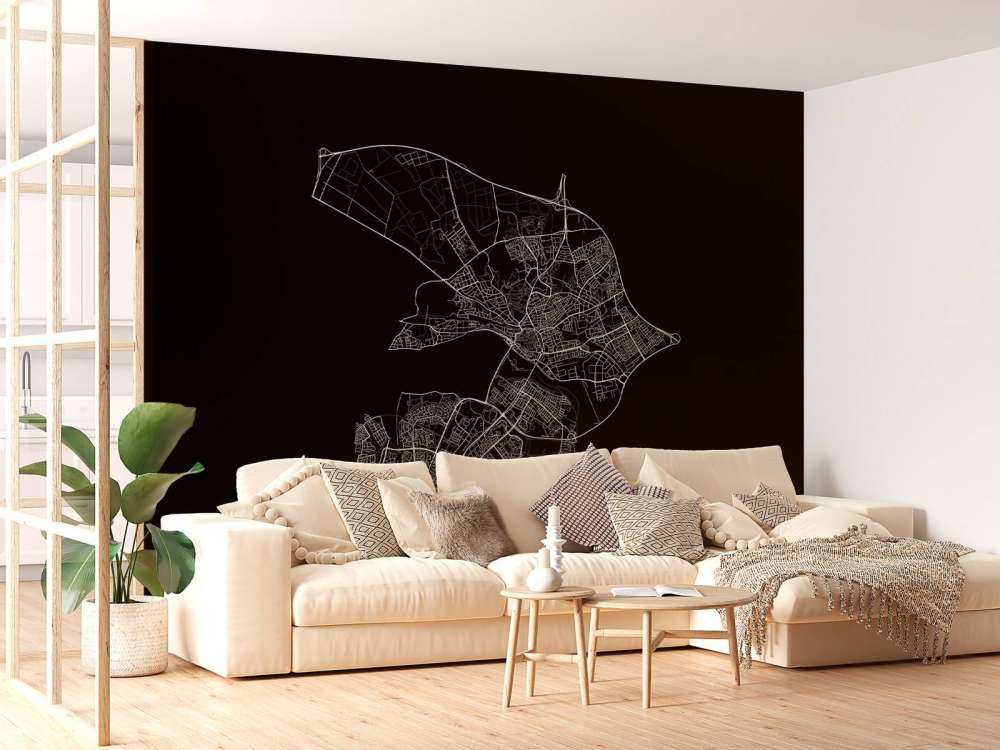 Carte d'Arnhem, noir