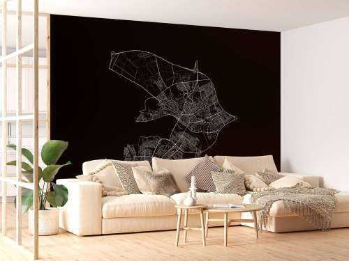 Carte d'Arnhem, noir