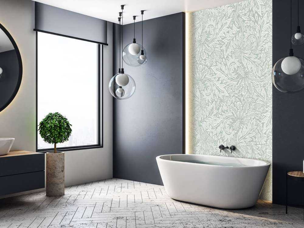 Morris Florals & Leaves - vert sauge