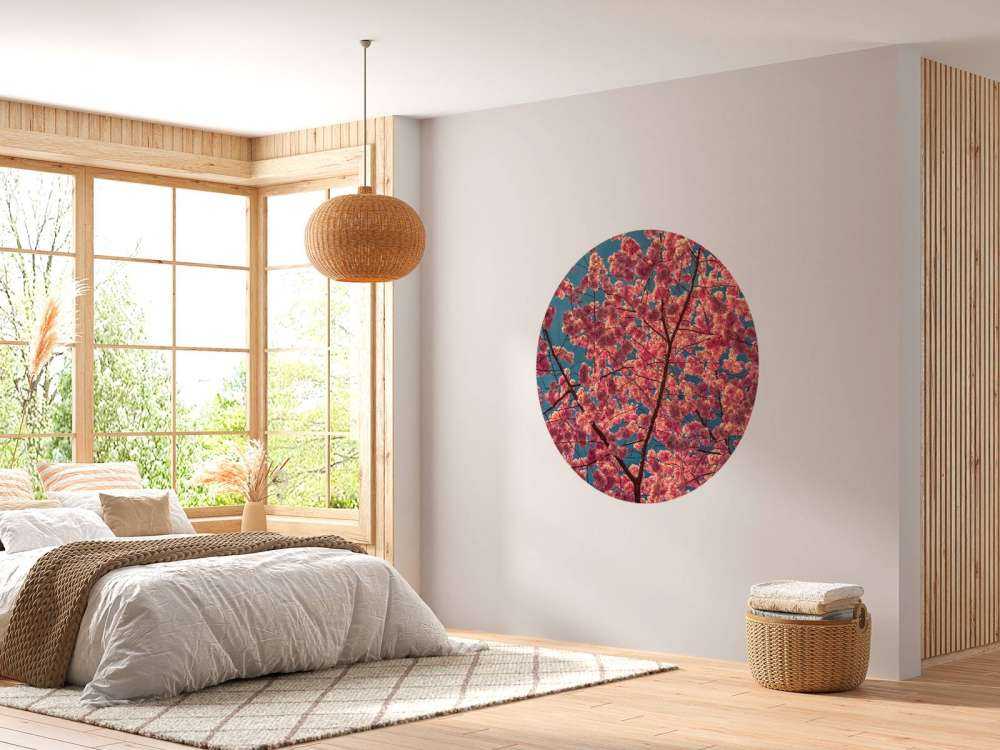 Fleurs rose vif
