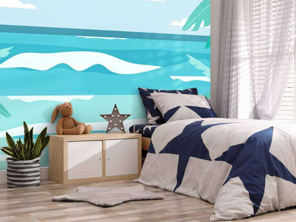 Plage bleue
